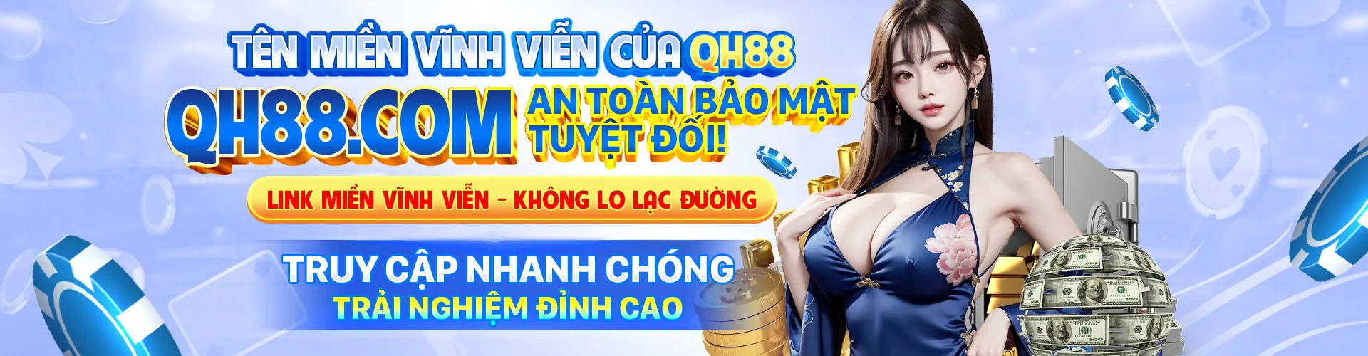 Banner chào mừng QH88 chính thức với ưu đãi đăng nhập